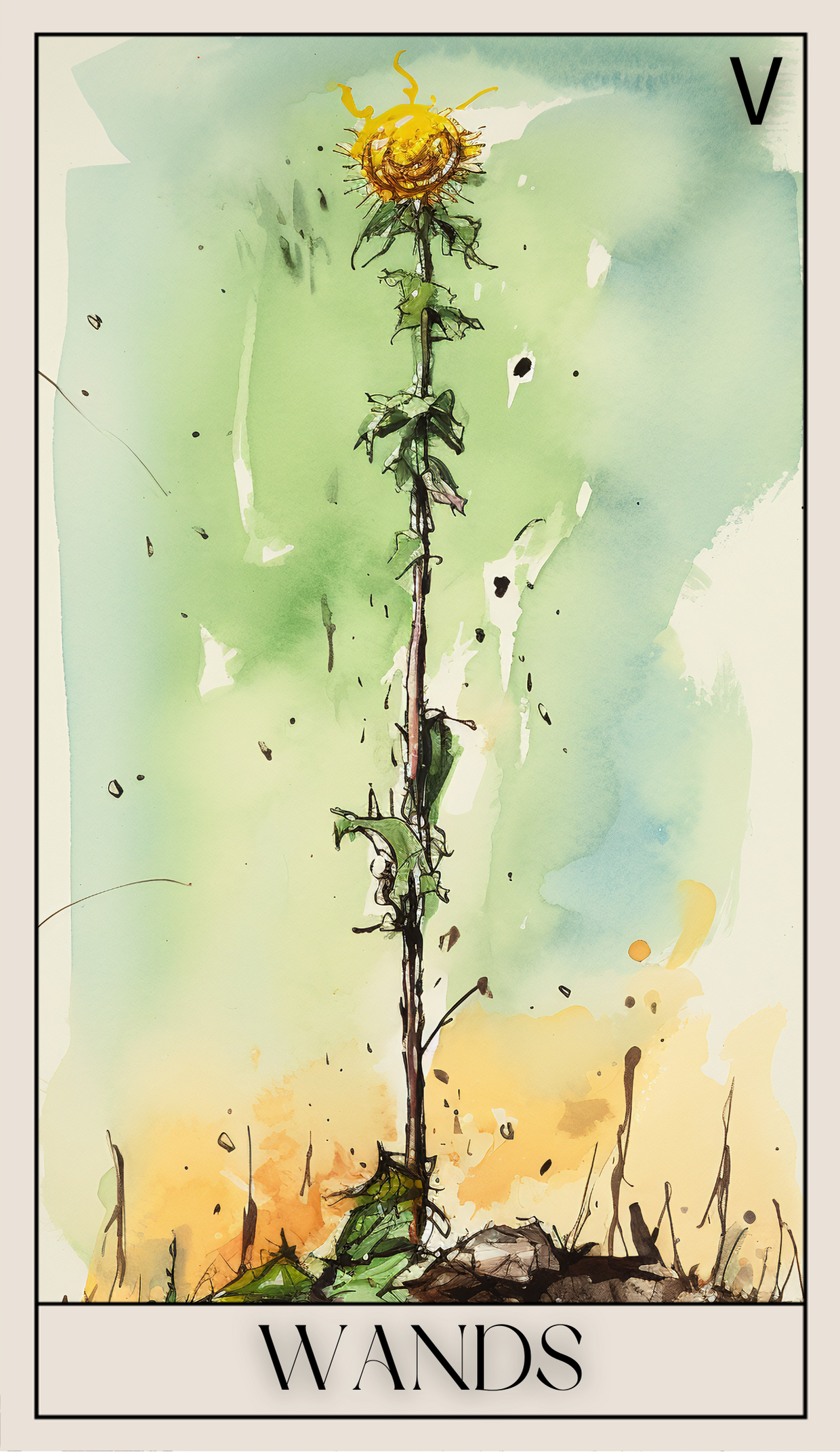 Five of Wands